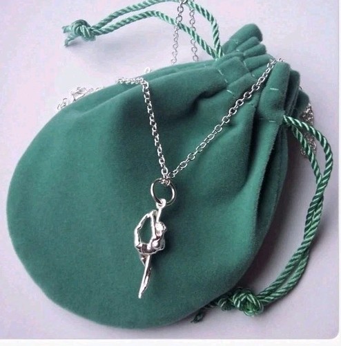 Pole dance pendant 925 silver - pendant,