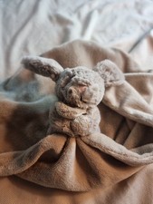 Jellycat Blossom Beige Bunny Rabbit Soother Soft Toy Comforter Baby 