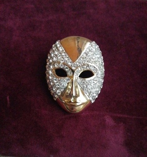 Vintage 1980s masquerade mask - 1980s,