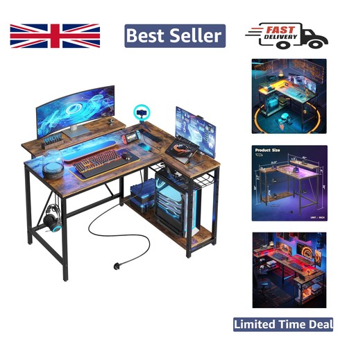 106 5cm shaped desk - 106.5cm, l-shaped