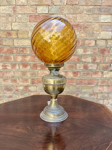 Antique victorian brass oil - victorian,