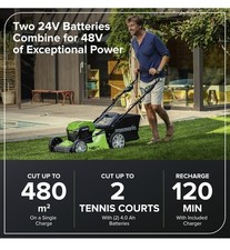 Greenworks 48V 2x24V Self