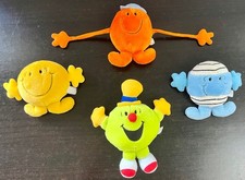 Vintage Mr Men-Golden Bear (15cm-20cm) Soft Toy Plush Character Bundle (1993) x4