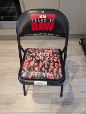 WWE RAW 25 YEAR ANNIVERSARY MANHATTAN CENTRE PPV RINGSIDE CHAIR