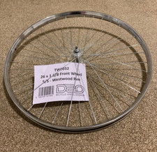 26 x 1 3/8'' Front Wheel