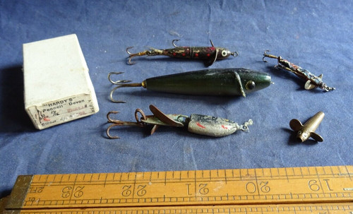 Vintage hardy fishing lures - vintage,