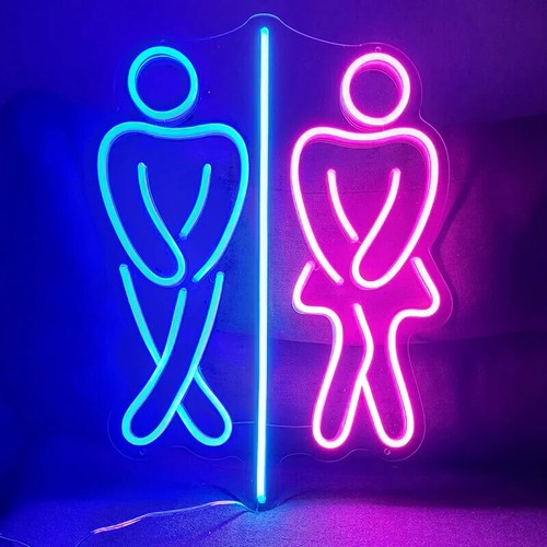 Toilet sign men - &, women