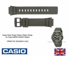 MRWS300H Casio Watch Strap Band MRWS300H MRW-S300H-3 Watch 10452256 -DARK GREEN