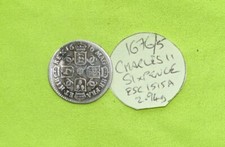 1676/5 Silver SIXPENCE 6d Coin