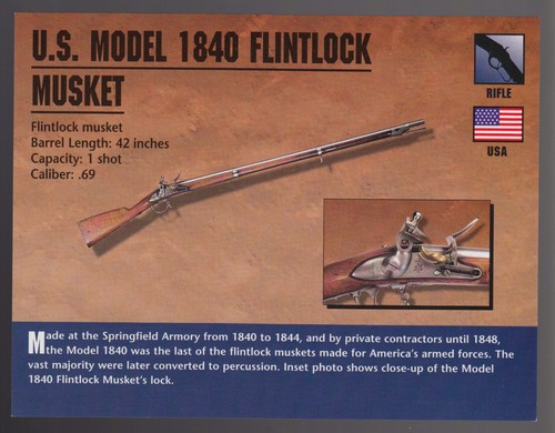 Model 1840 flintlock - u.s.,