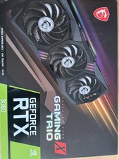 NVIDIA MSI GeForce RTX 3060 Gaming x Trio 12GB GDDR6 Graphics Card