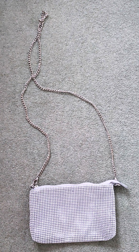 Silver rhinestone effect - silver,