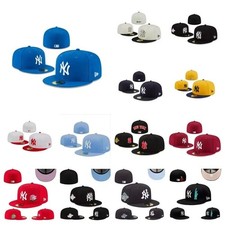 Men New York NY Yankees Sport Baseball Cap Fitted Hat Multi Size Cap