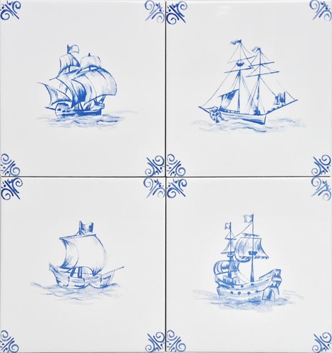Sailing the seas tiles set - seas, of