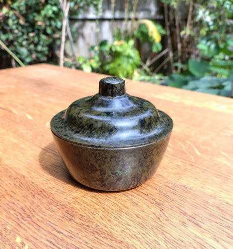Vintage green bakelite trinket - vintage,