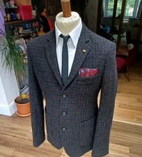 MENS ASOS 100% WOOL TWEED