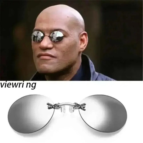 1pc clip nose glasses round - on,