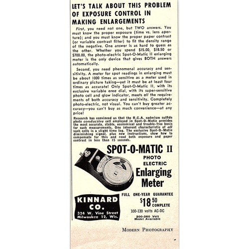 Kinnard spot matic ii - co.,