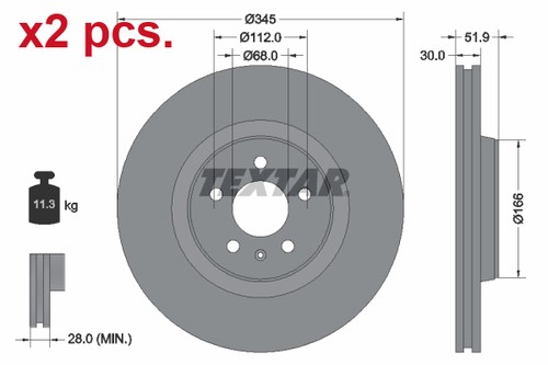 Pcs front brake - pcs,