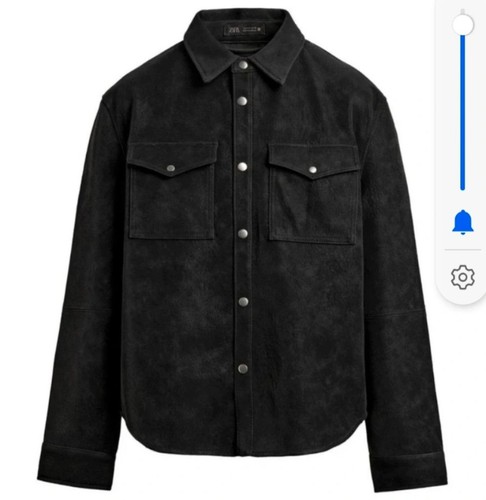 Zara faux leather jacket - leather,