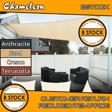 Sun Shade Sail Awning Sunscreen Garden Canopy with 98% UV Block B-stock