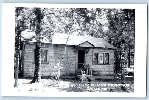 Backus postcard rppc - mn,