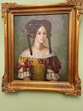 ORIGINAL OIL  MUSEUM  FRENCH