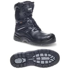 APACHE Combat Boot S3 Waterproof YKK Side Zip Non Metallic Breathable Safety
