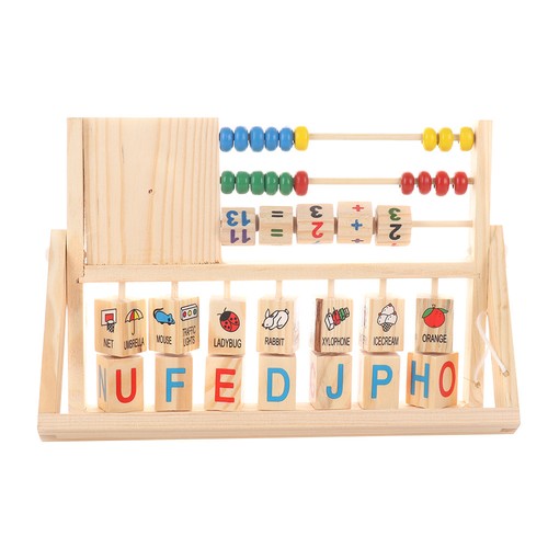 Wooden kids smile abacus - wooden,