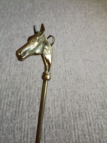 Vintage brass horse shoe - vintage,