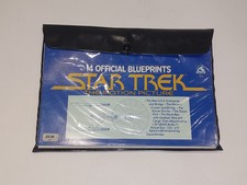 14 Official Blueprints Of Star Trek [Wallaby] Diagrams In Plastic Case (1980) 