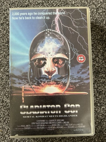 Gladiator cop vhs - cop, rental