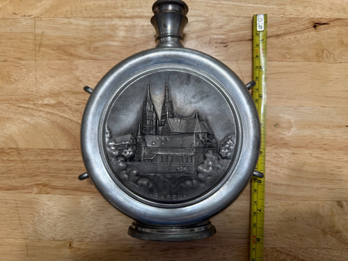 Flask germany etain - germany, rustic