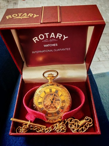 Rotary half hunter - half, plated