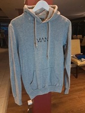 Boohoo MAN grey hooded jumper