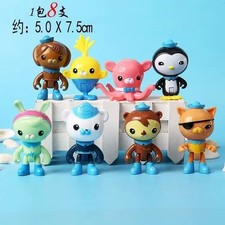 8Pcs Set The Octonauts Action