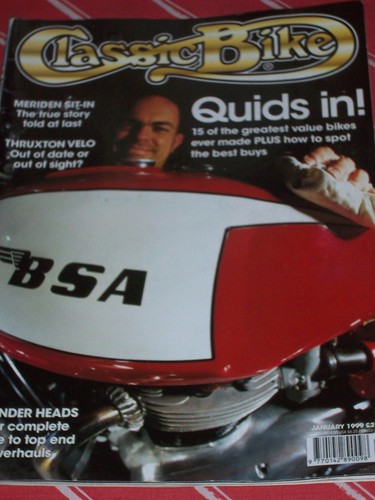 Classic bike bargain - classic, 01/99
