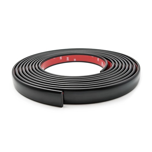 Wide matte black - 1", extruded