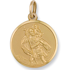 9ct Yellow Gold St Christopher
