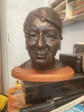 Bronze Sculpture Bust of John Updike Novelist Original Artwork