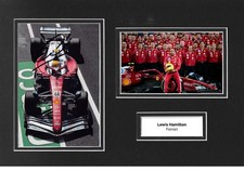 Lewis Hamilton Signed 12x8