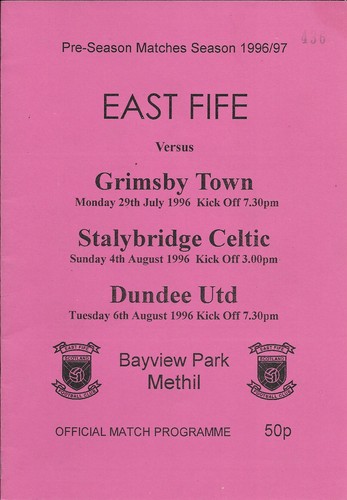 East fife grimsby town - east, v