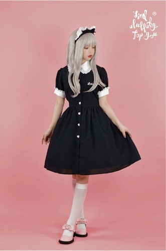 Angelic pretty black lace maid - angelic,