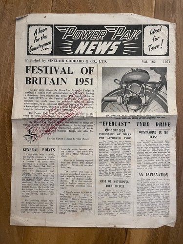 1951 power pak - pak, news