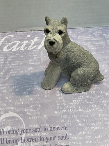 Stone critters schnauzer - schnauzer, dog