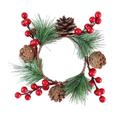 Christmas wreath pvc pine - christmas,