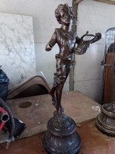 Bronze Lady Figurine Statue