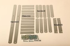 Cranville wine rack storage. Wine rack joining kit - Black metal