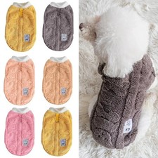 Pet Dog Cat Warm Fleece Vest Clothes Puppy Coat Sweater Winter Jacket Apparel