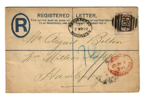 Registered letter manchester - letter,